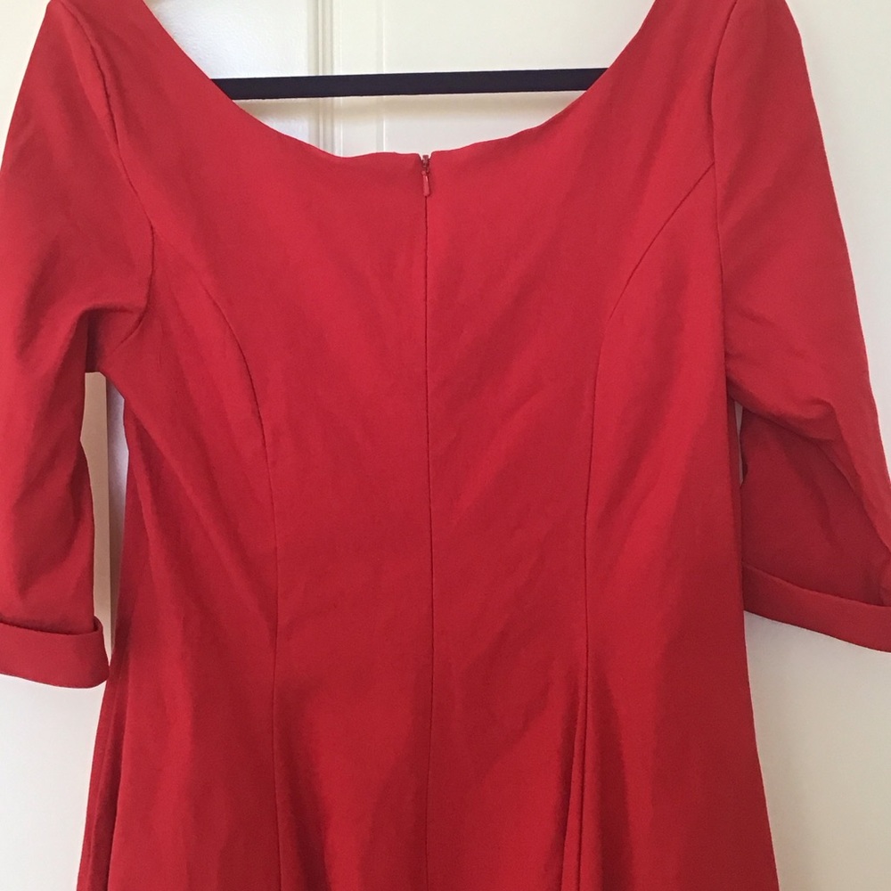 Unique Vintage Red Dress - Size 2XL - Picture 6 of 7